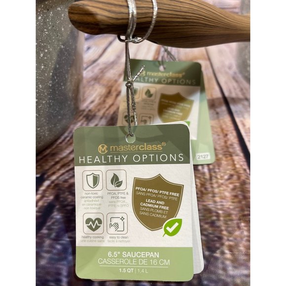 Master Class 4 Pc. Cookware Set Gray with white speckled - Picture 8 of 9